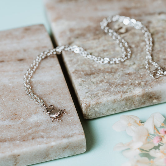 Beetle necklace