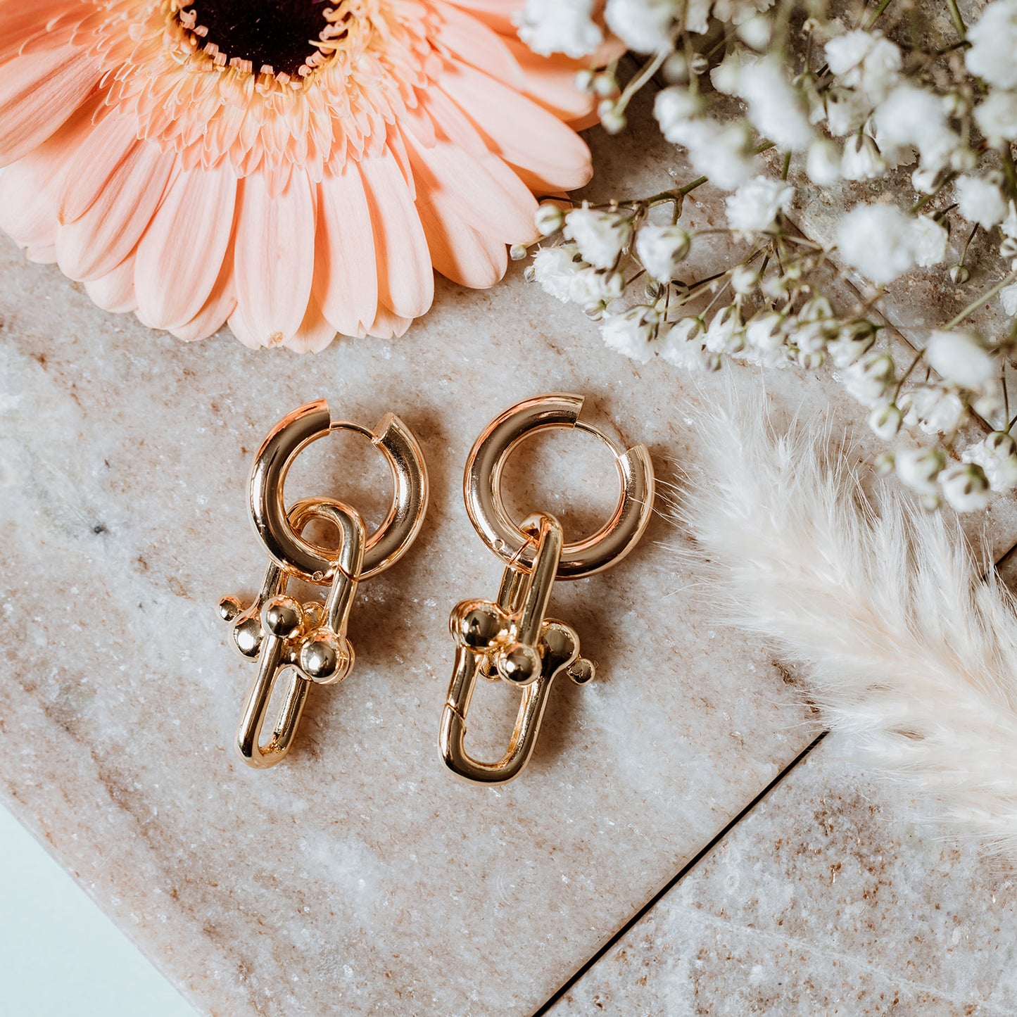 Chunky Link Hoops