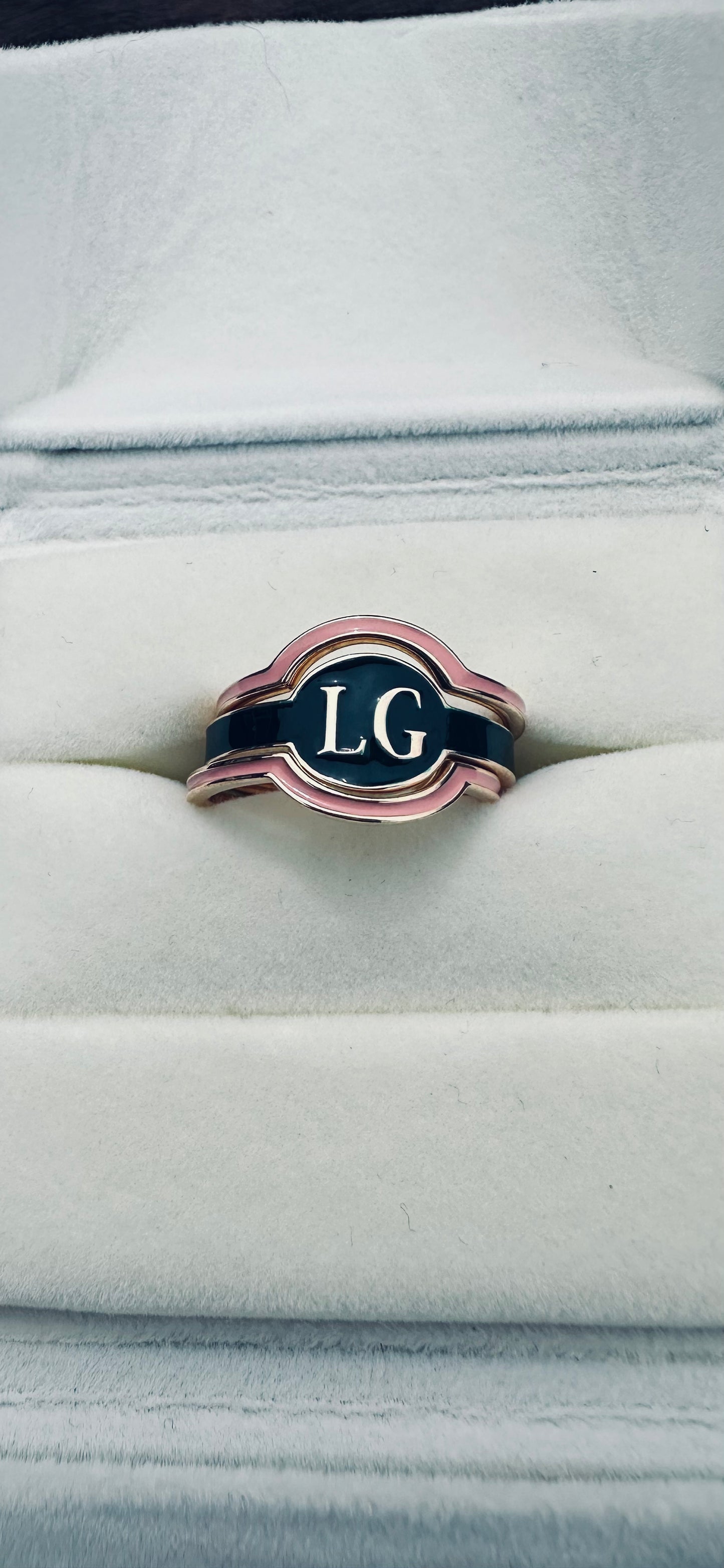The Crest Monogram Ring