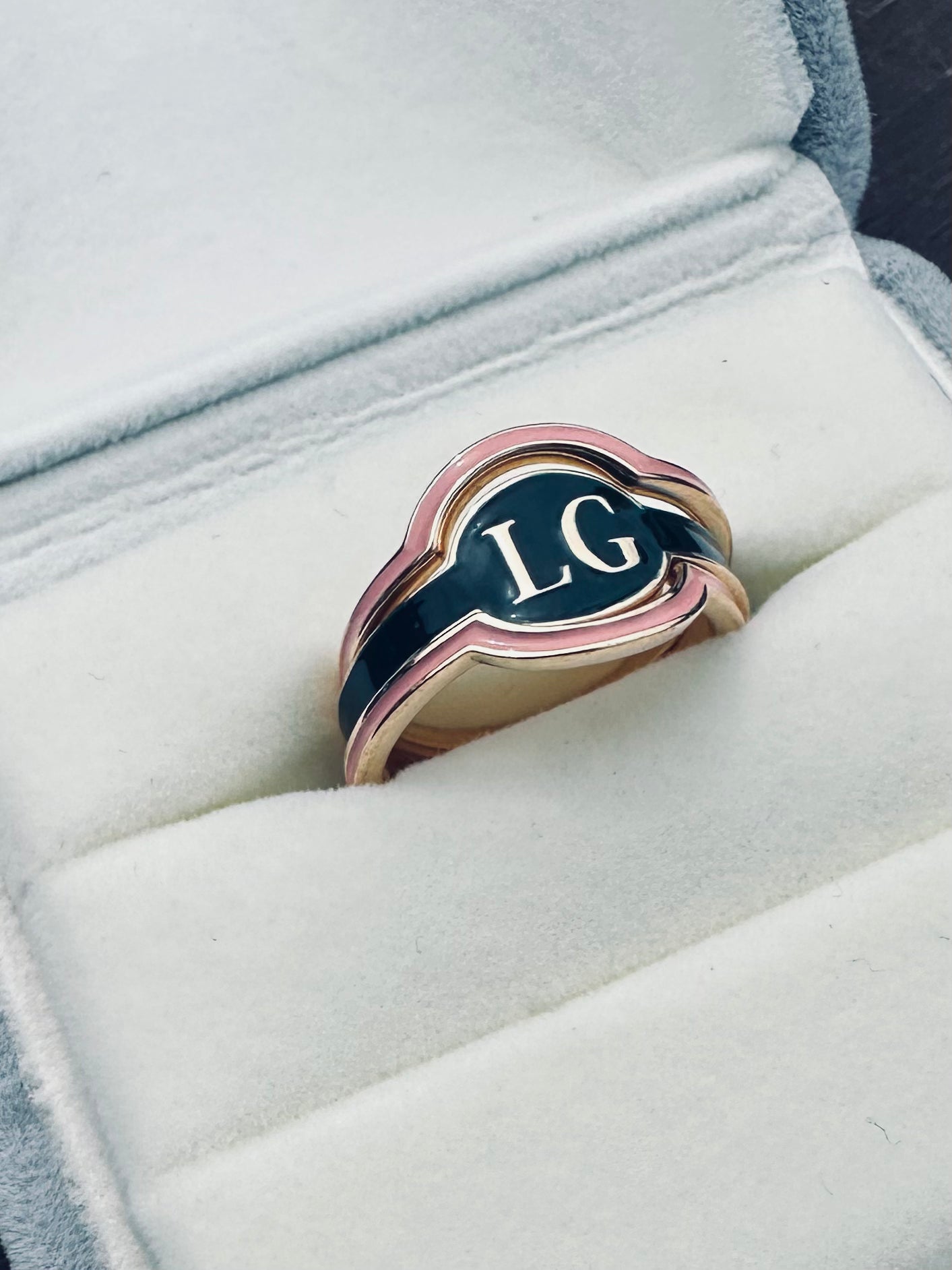 The Crest Monogram Ring