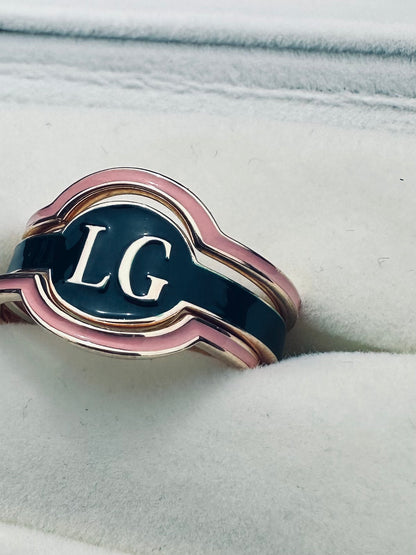 The Crest Monogram Ring