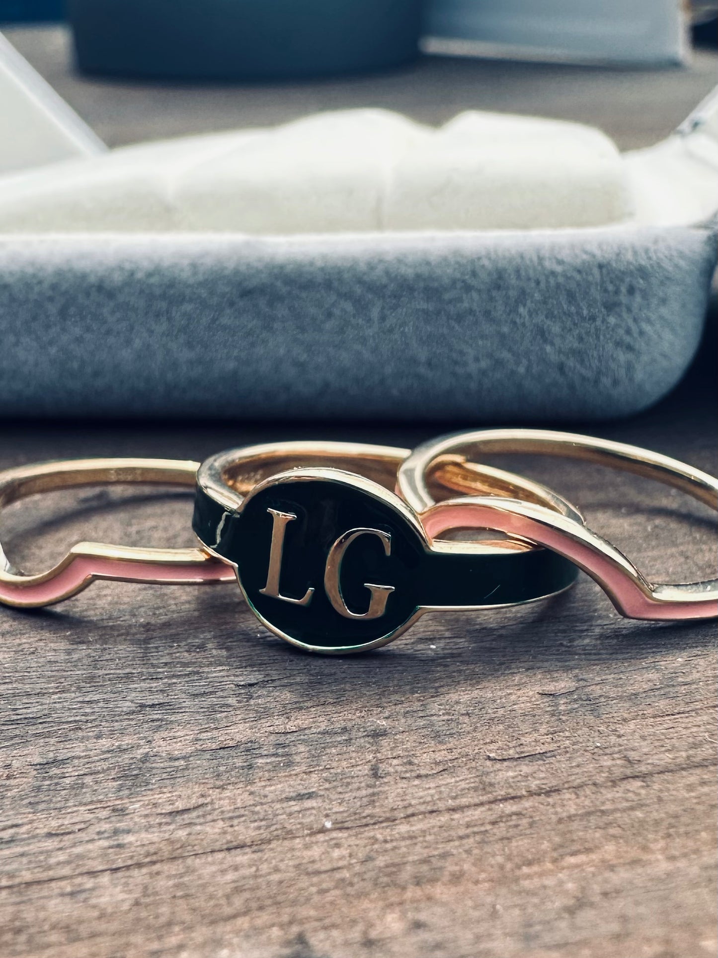 The Crest Monogram Ring