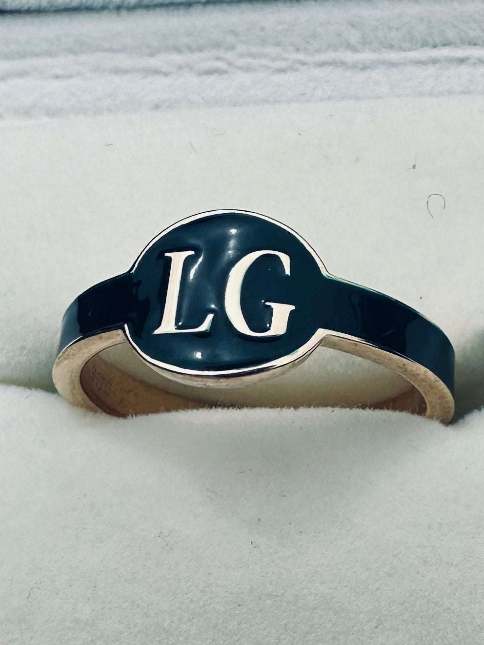 The Crest Monogram Ring