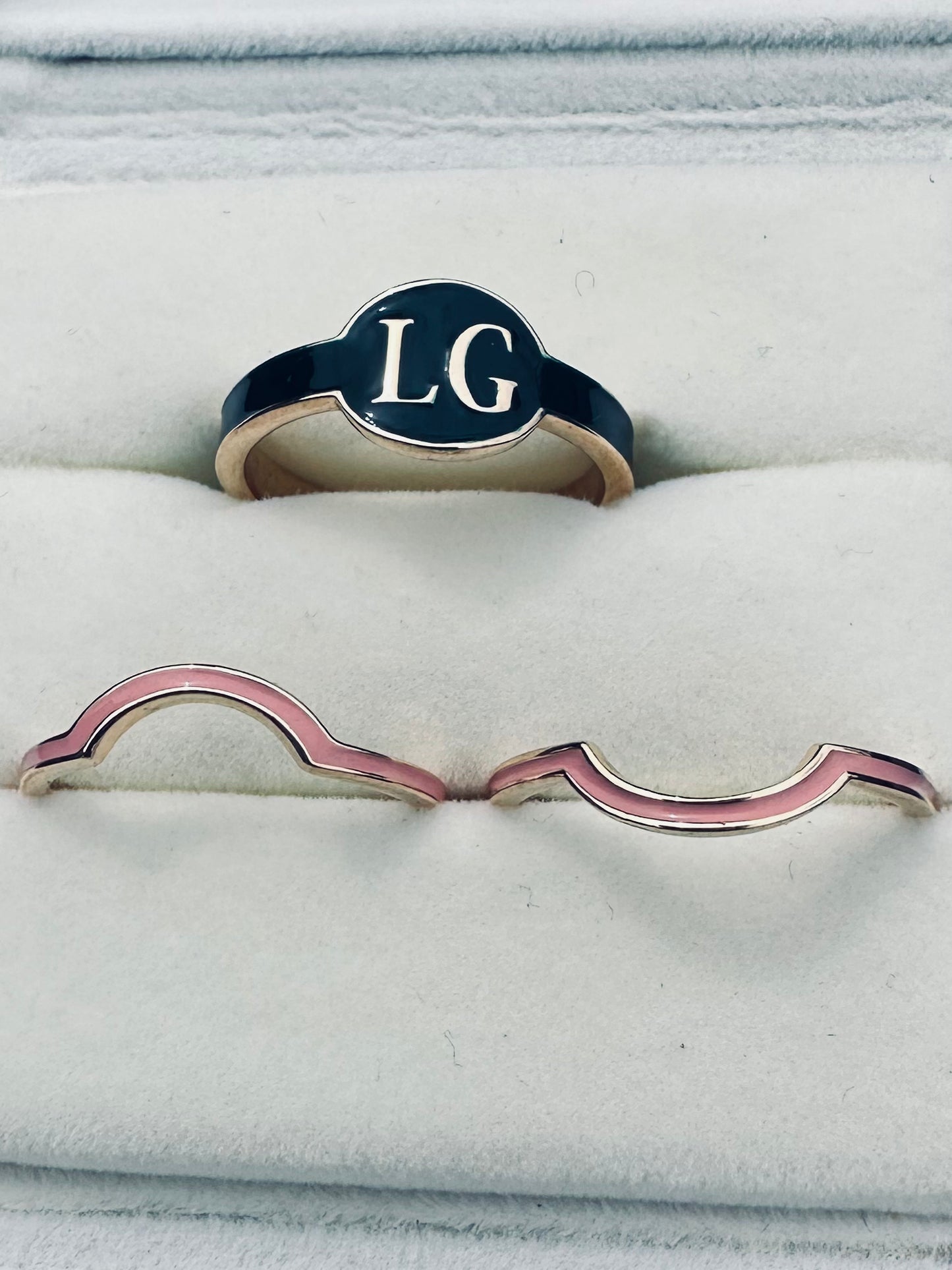 The Crest Monogram Ring