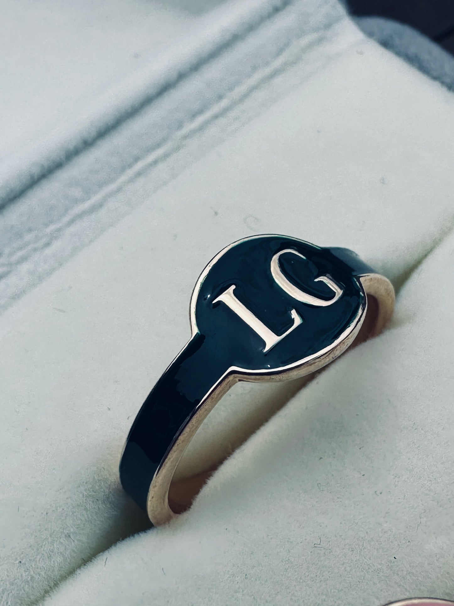 The Crest Monogram Ring