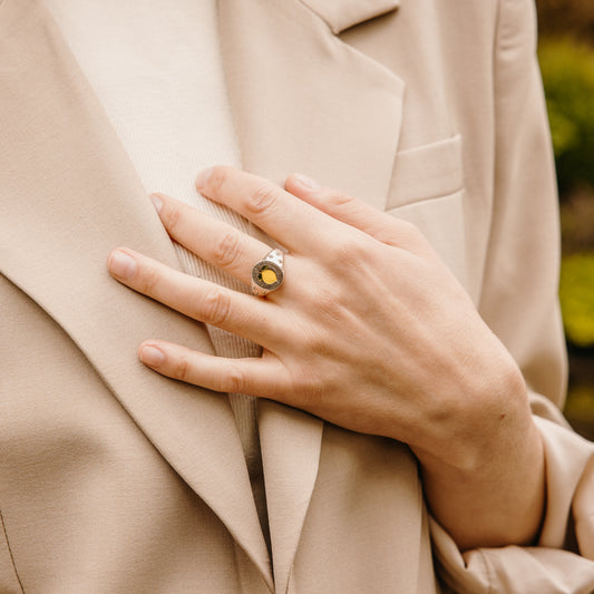'When Life Gives You Lemons' Signet Ring