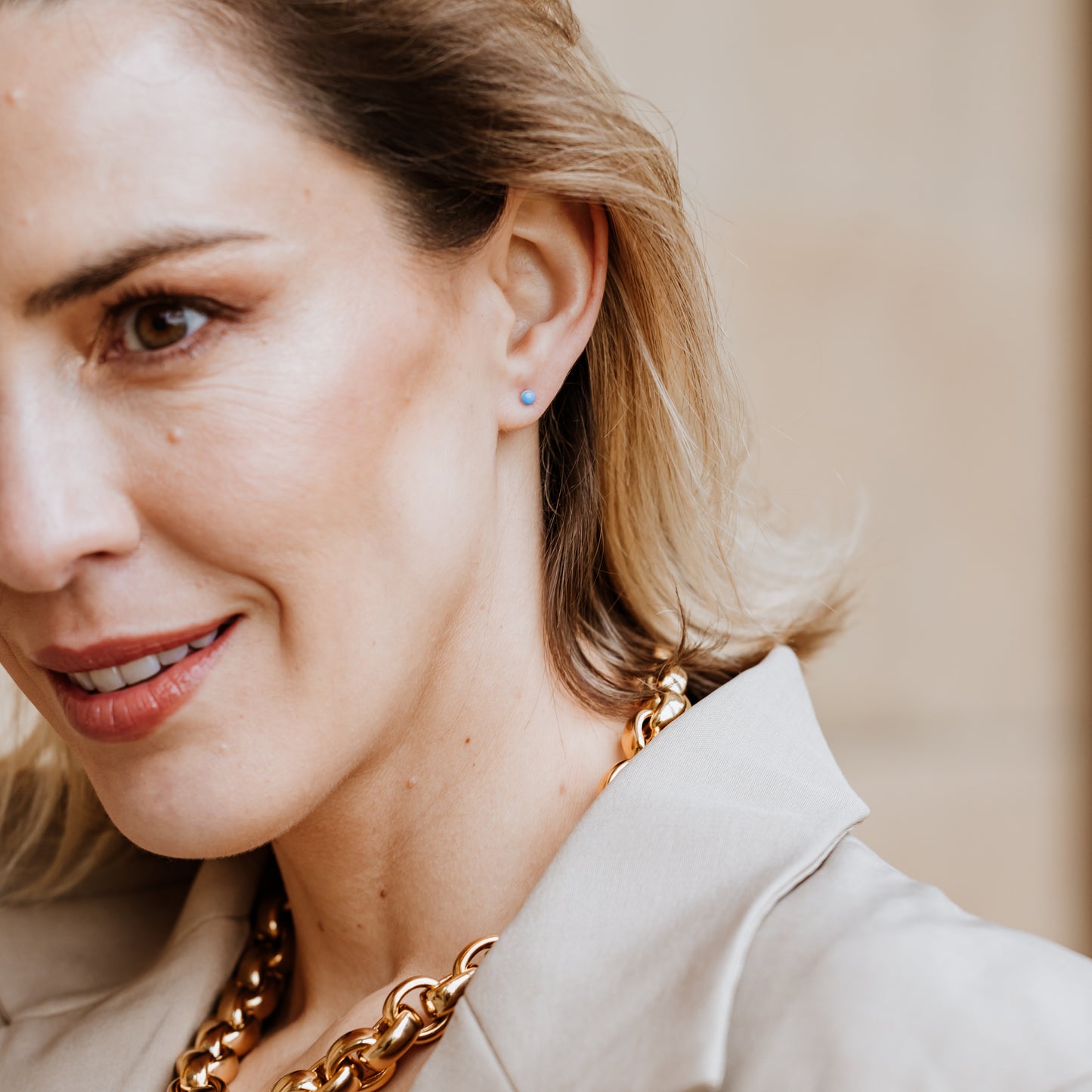 Micro Mini Stacker Studs - Silver/Gold