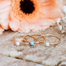 Load image into Gallery viewer, Pastel enamel stacker rings
