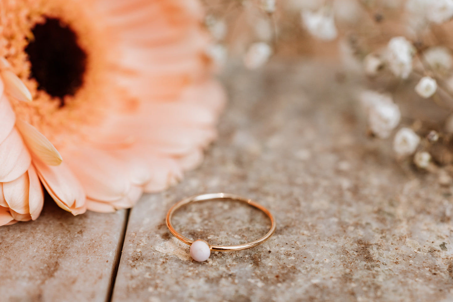Pastel enamel stacker rings