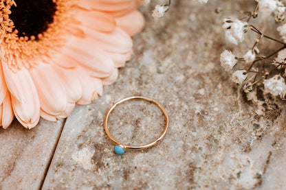 Pastel enamel stacker rings
