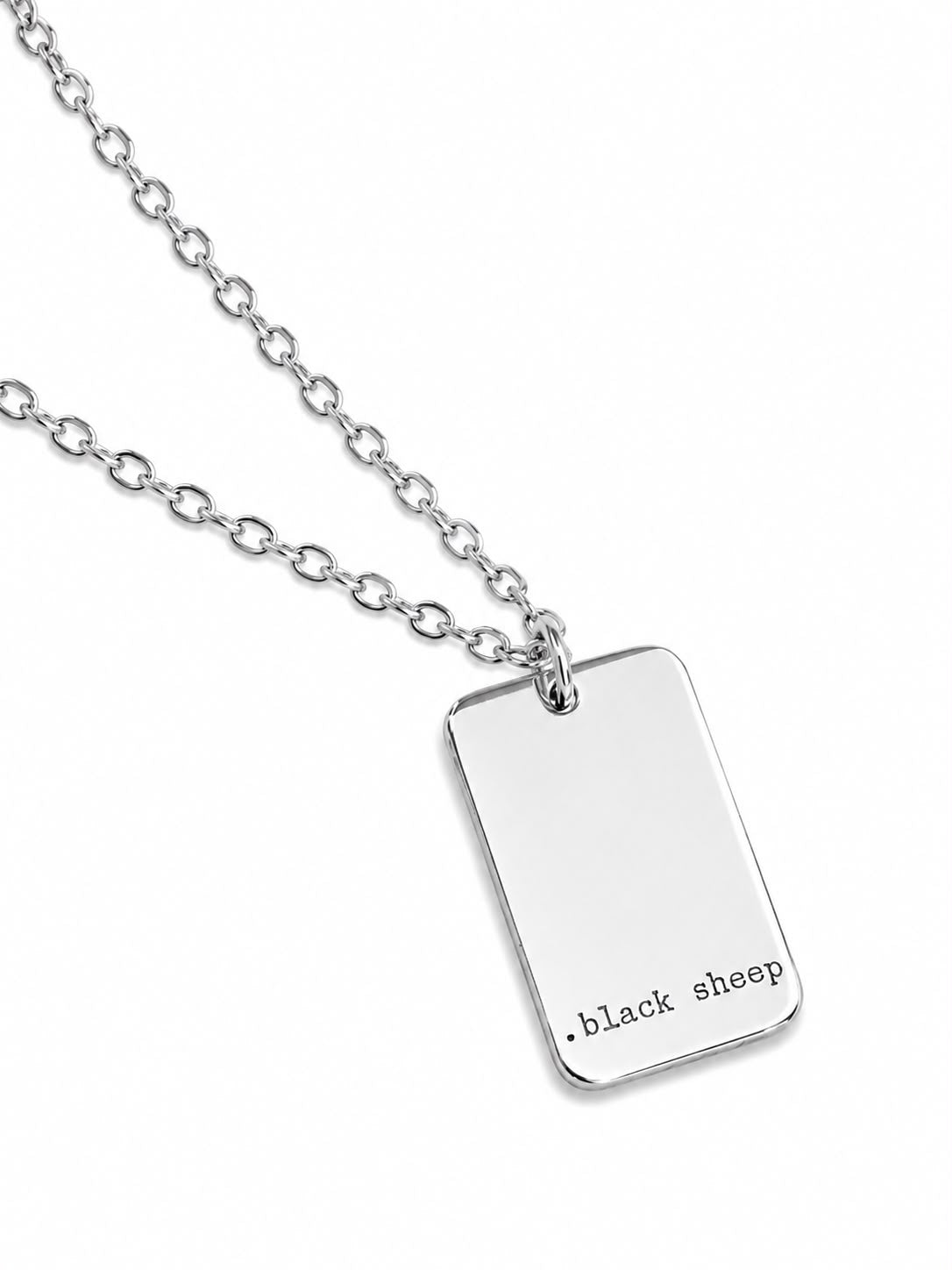Black Sheep Silver Necklace