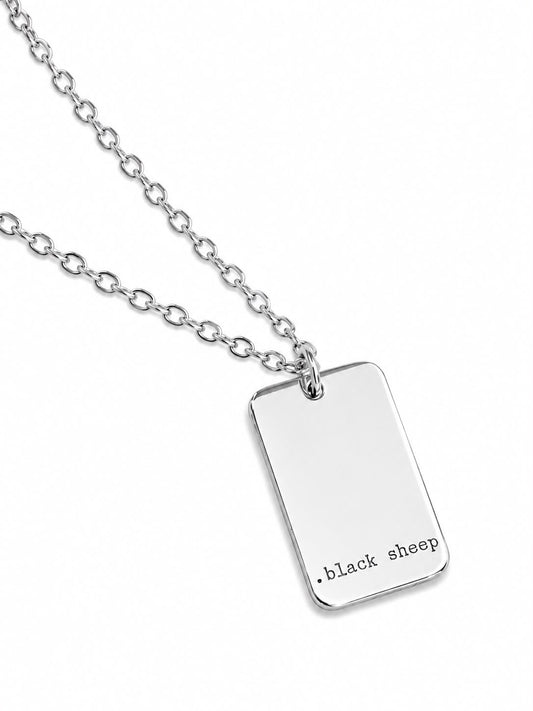Black Sheep Silver Necklace